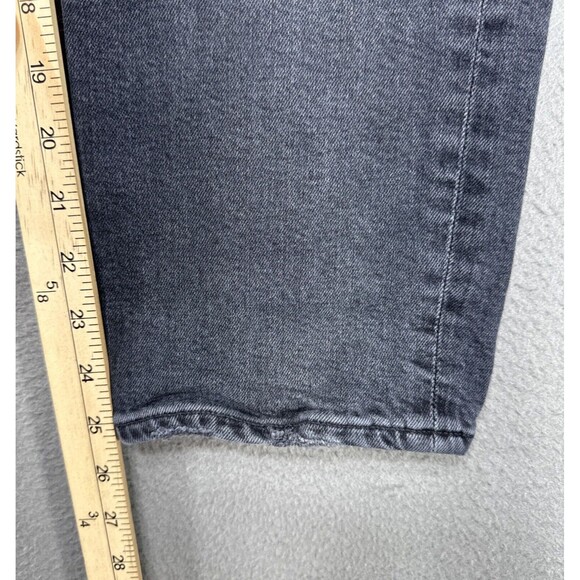 Citizens of Humanity Ella Jeans Womens 31x25 Black Mid Rise Crop Gothic Denim - Picture 4 of 14